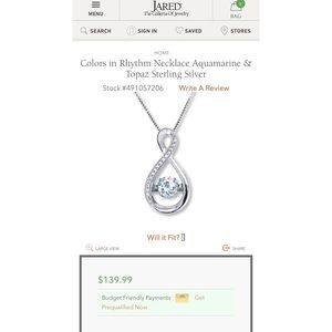 Jared’s Color in Rhythm Necklace- Topaz